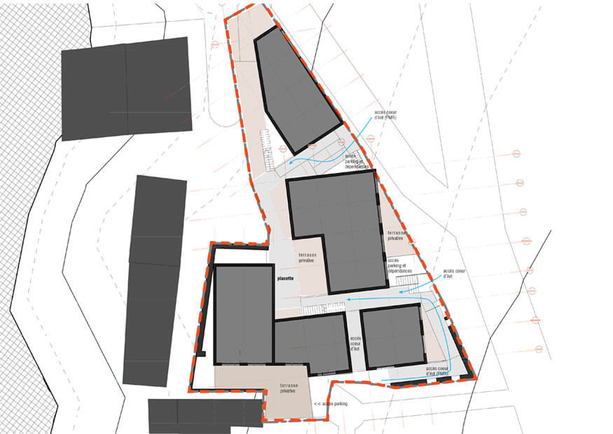 plans logements neufs coeur de village