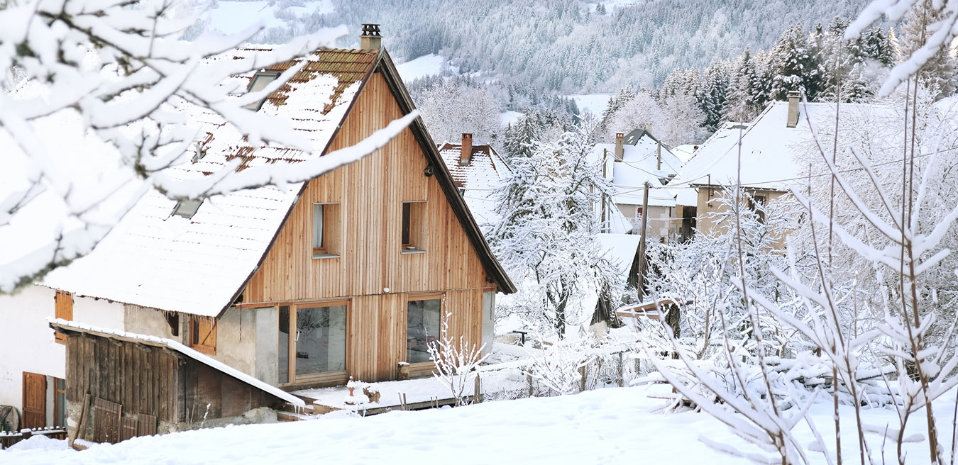 rénovation écologique maison montagne