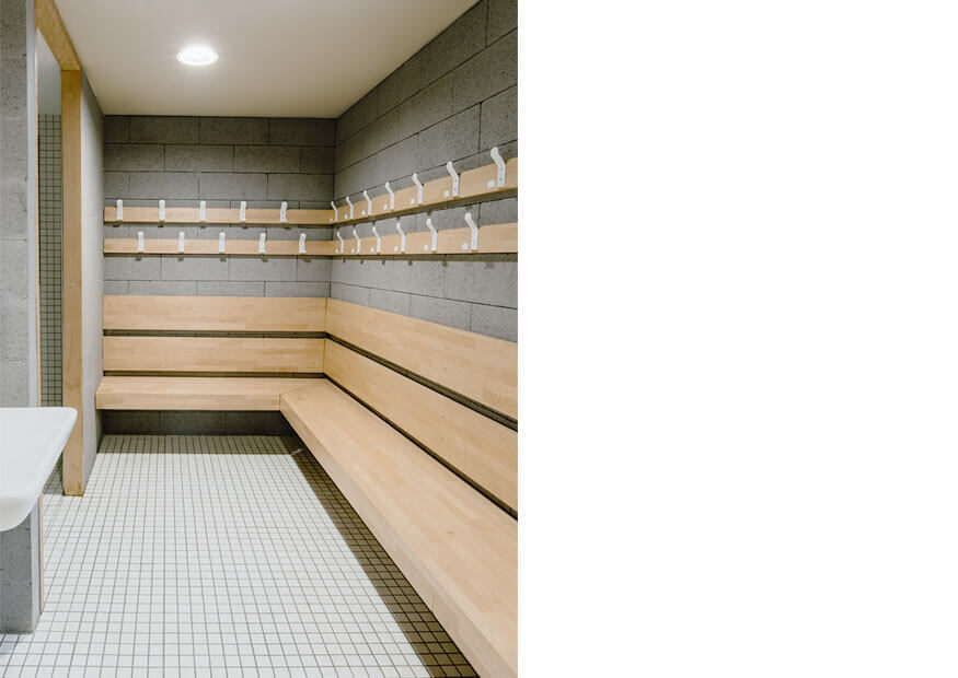 vestiaires sportifs