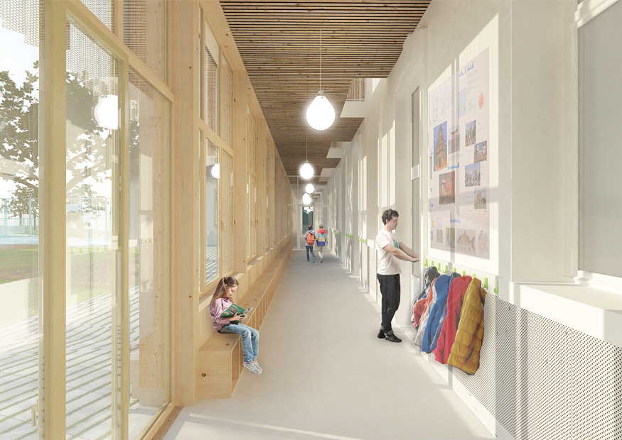 coursive vestiaire école