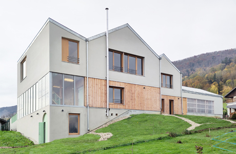 école bois bâtiment passif