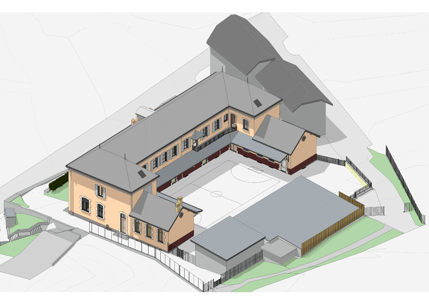 extension école avant