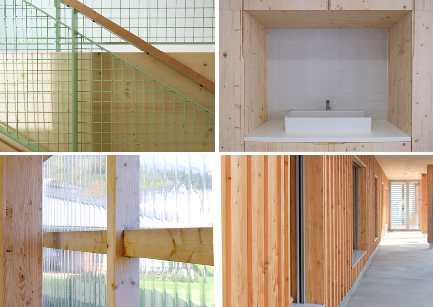 matériaux biosourcés bois école