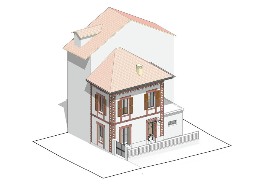 surélévation maison ville