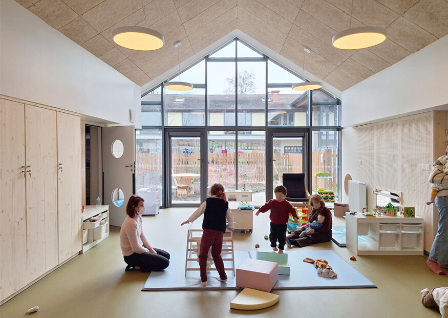 aménagement intérieur crèche